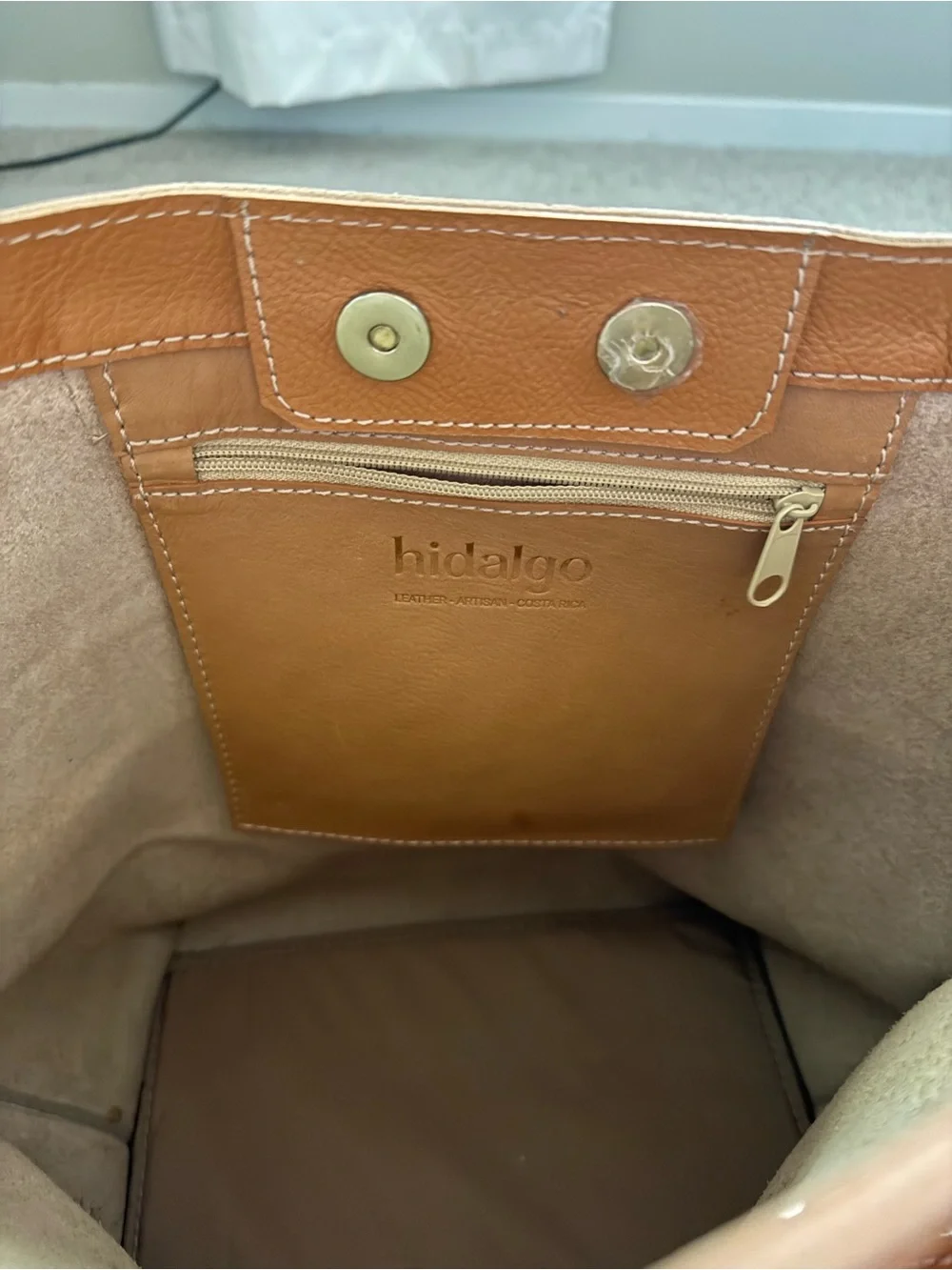 Everyday Tote in Cognac Brown